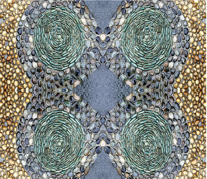 3D Pebbles Ground Floor Mural Wallpaper AJ Wallpaper 2 