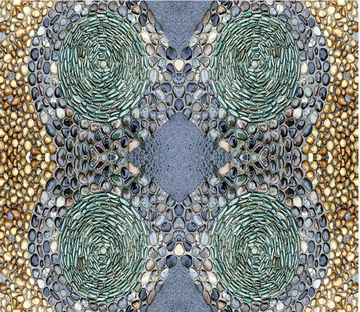 3D Pebbles Ground Floor Mural Wallpaper AJ Wallpaper 2 