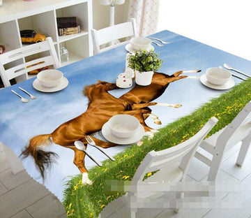 3D Grassland Horses 1178 Tablecloths Wallpaper AJ Wallpaper 