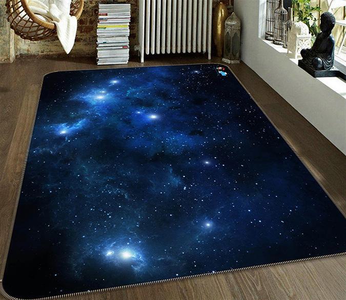 3D Twinkle Stars 148 Non Slip Rug Mat Mat AJ Creativity Home 