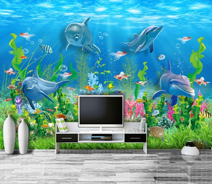 Seabed Fishes Wallpaper AJ Wallpaper 2 