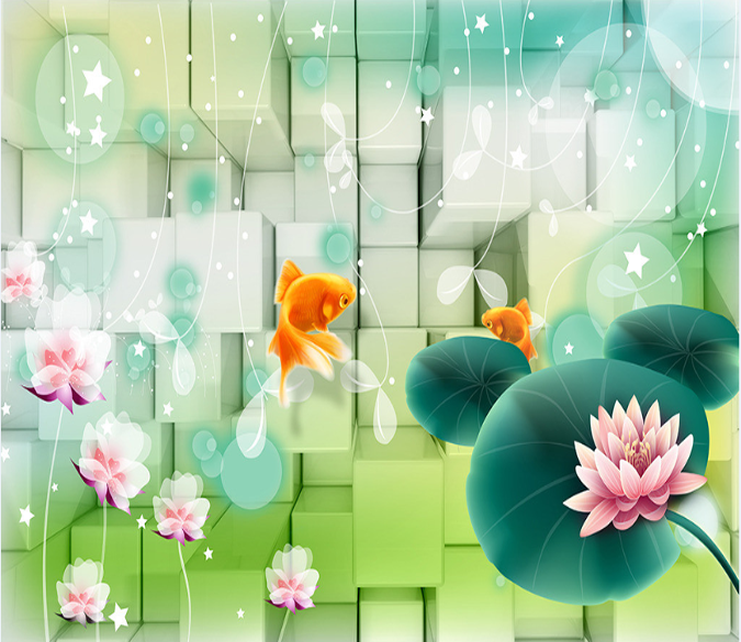 3D Romantic Flowers Floor Mural Wallpaper AJ Wallpaper 2 