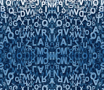 3D Letters Floor Mural Wallpaper AJ Wallpaper 2 