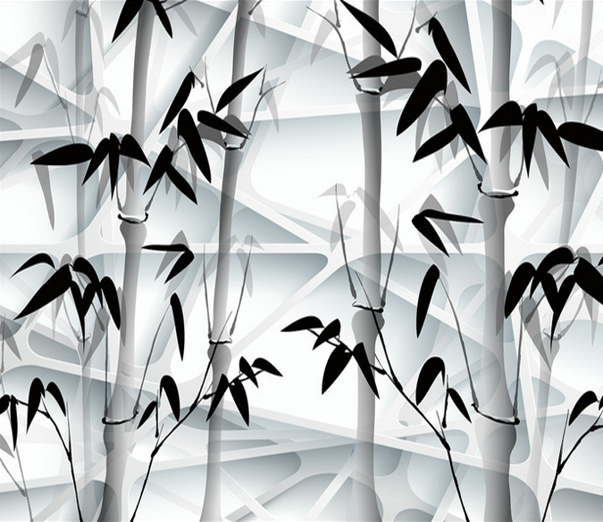 Bamboos And Lines Wallpaper AJ Wallpaper 