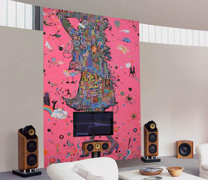 Colorful City Life Wallpaper AJ Wallpaper 2 