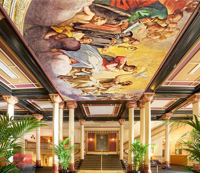 White Pigeon Wreath 101 Wallpaper AJ Wallpaper 