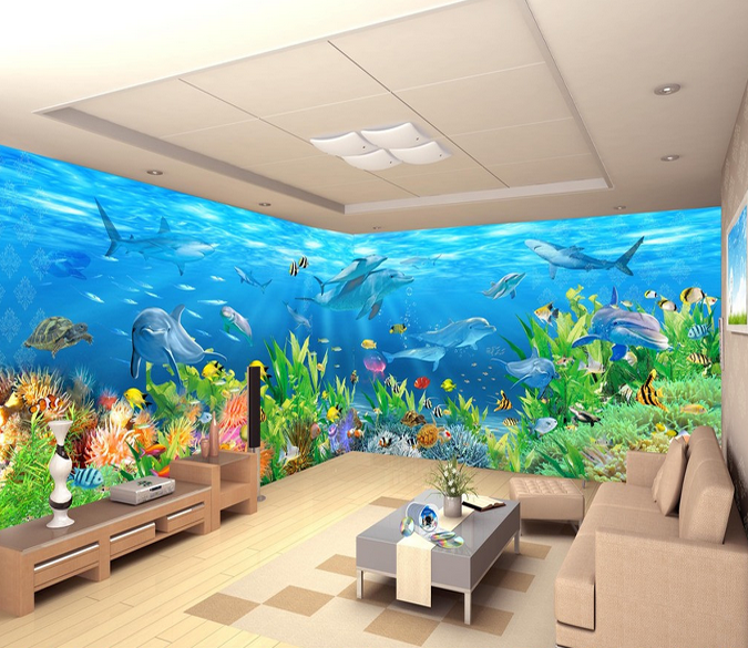 Bright Sea Bottom Wallpaper AJ Wallpaper 2 