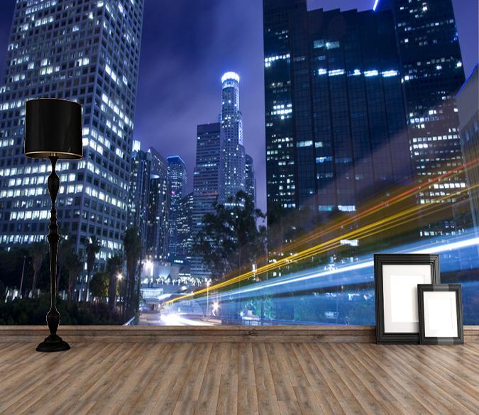 3D Light City 643 Wallpaper AJ Wallpaper 