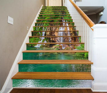 3D Lake Source Water 721 Stair Risers Wallpaper AJ Wallpaper 