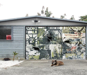 3D Bricks Wall Posters 472 Garage Door Mural Wallpaper AJ Wallpaper 