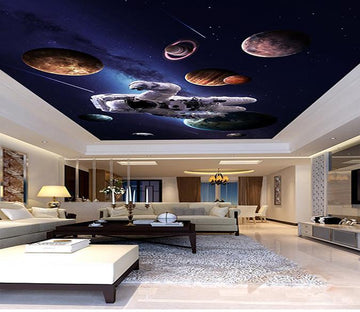 Stars Sky Planets And Astronaut Wallpaper AJ Wallpaper 