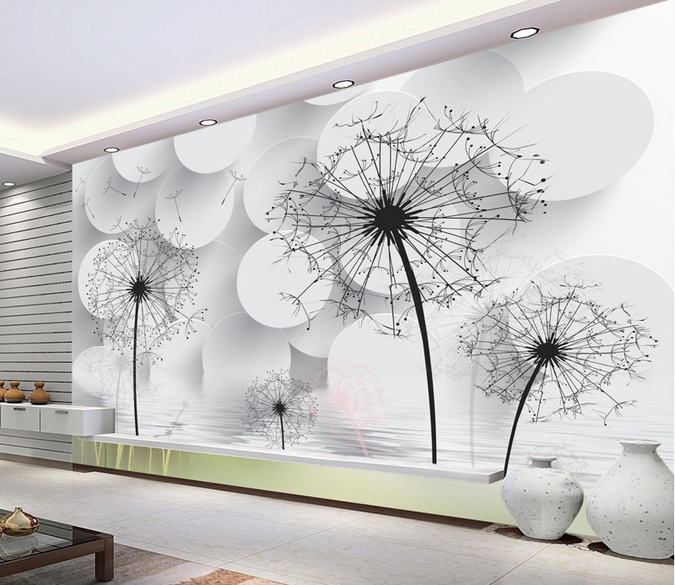 Dandelions Patterns Wallpaper AJ Wallpaper 