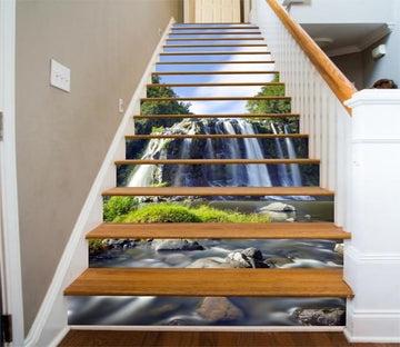 3D Beautiful Waterfall 409 Stair Risers Wallpaper AJ Wallpaper 