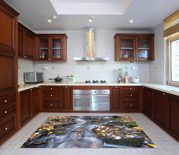 3D Stony Creek Kitchen Mat Floor Mural Wallpaper AJ Wallpaper 