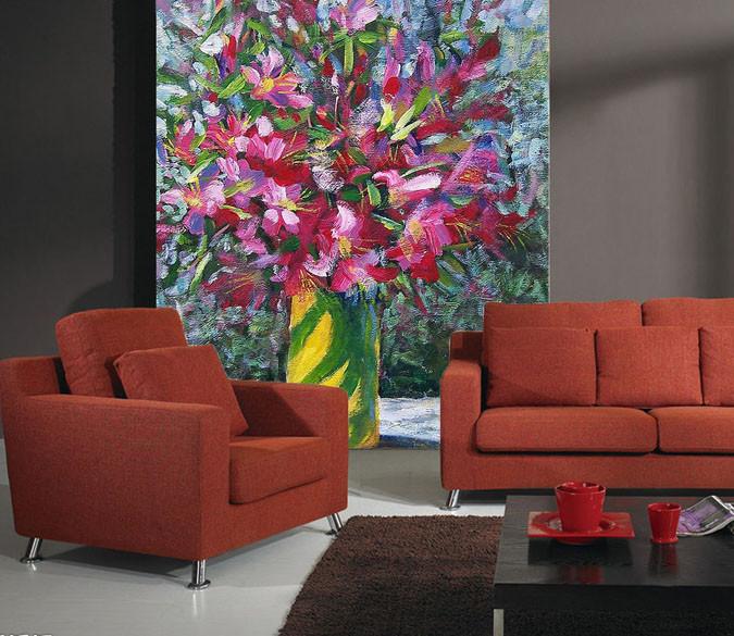 Colorful Vase Painting Wallpaper AJ Wallpaper 2 