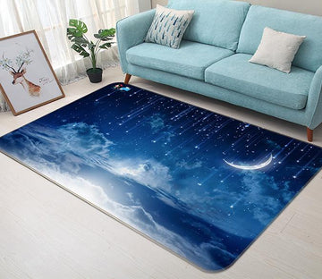 3D Hanging Stars 135 Non Slip Rug Mat Mat AJ Creativity Home 