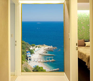 Seaside Village Wallpaper AJ Wallpaper 