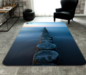 3D Sea Wood Road 182 Non Slip Rug Mat Mat AJ Creativity Home 