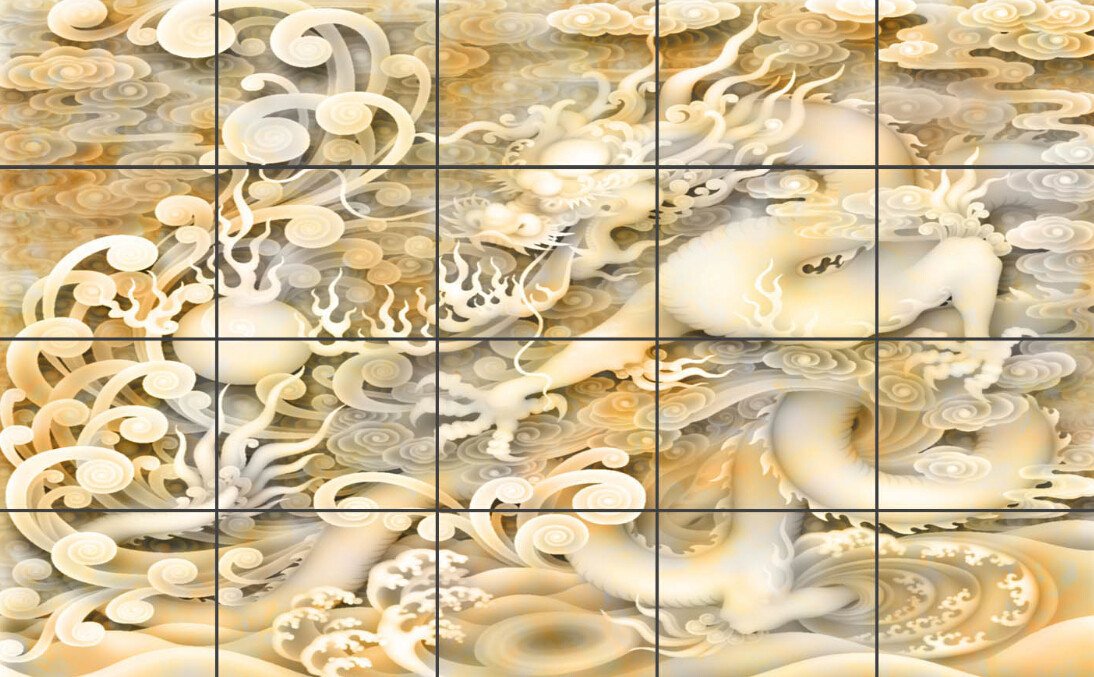 3D Jade Carving Dragon Cloud Wallpaper AJ Wallpaper 1 