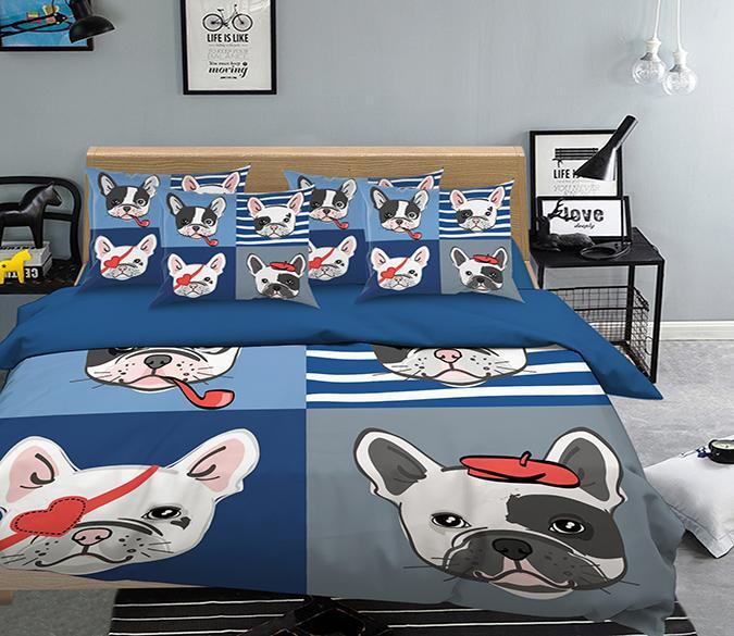3D Funny Dog Pattern 312 Bed Pillowcases Quilt Wallpaper AJ Wallpaper 