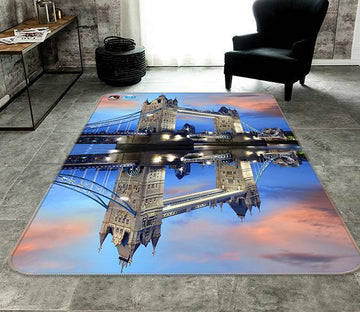 3D London Tower Bridge 199 Non Slip Rug Mat Mat AJ Creativity Home 