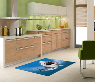 3D Big Shark 020 Kitchen Mat Floor Mural Wallpaper AJ Wallpaper 