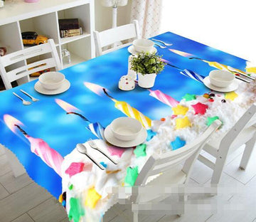 3D Cake Candles 1436 Tablecloths Wallpaper AJ Wallpaper 