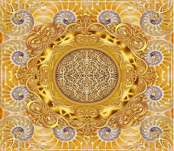 3D Luxurious Pattern Floor Mural Wallpaper AJ Wallpaper 2 