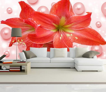 Pearls And Lilies Wallpaper AJ Wallpaper 