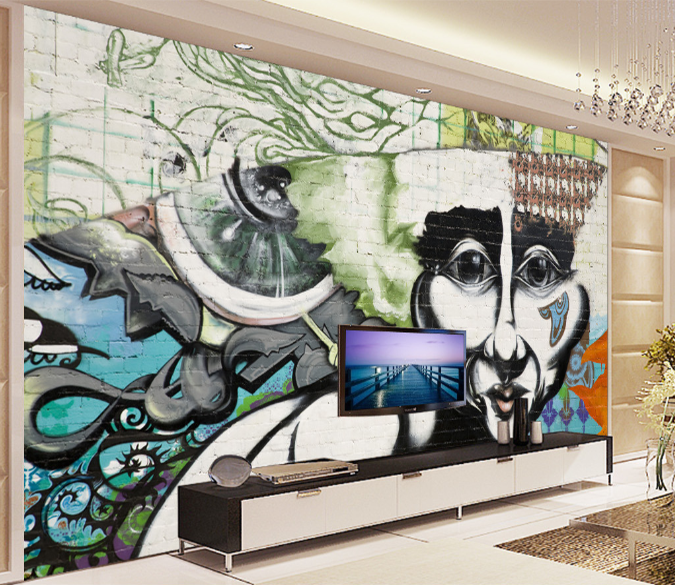 3D Doodle People Painting 005 Wallpaper AJ Wallpaper 