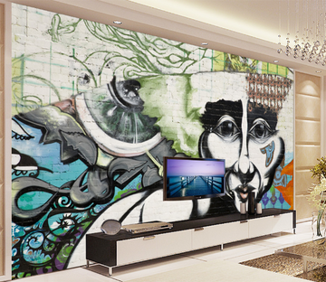 3D Doodle People Painting 005 Wallpaper AJ Wallpaper 