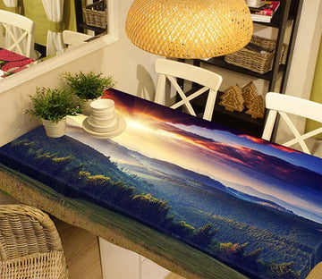 3D Mountains Sunshine 370 Tablecloths Wallpaper AJ Wallpaper 