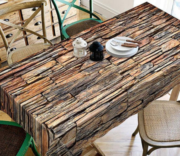 3D Stone Bricks Wall 269 Tablecloths Wallpaper AJ Wallpaper 