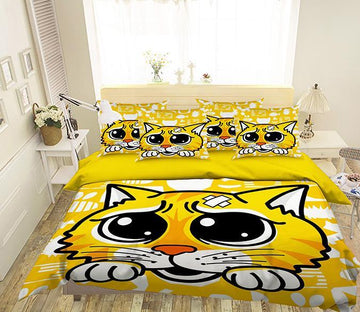 3D Lovely Cat 308 Bed Pillowcases Quilt Wallpaper AJ Wallpaper 