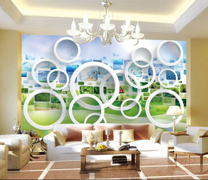 Frames And Circles Wallpaper AJ Wallpaper 