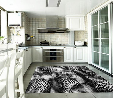 3D Animal Fur Kitchen Mat Floor Mural Wallpaper AJ Wallpaper 