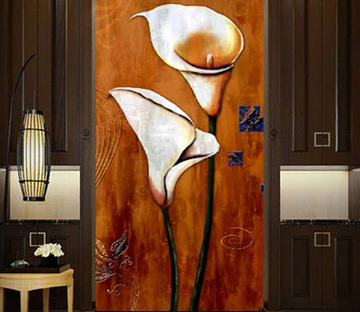 Standing White Flowers Wallpaper AJ Wallpaper 