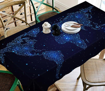 3D Shining World Map 558 Tablecloths Wallpaper AJ Wallpaper 