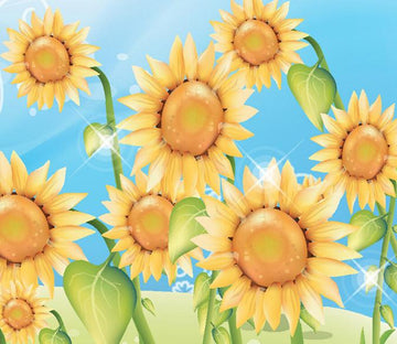 Shining Sunflowers Wallpaper AJ Wallpaper 