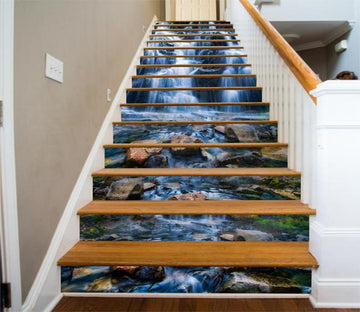 3D River Stones 62 Stair Risers Wallpaper AJ Wallpaper 