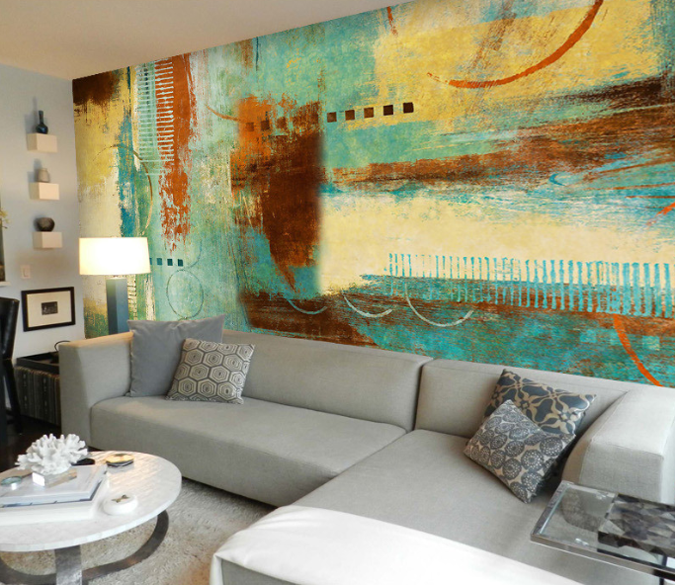 Graffiti Circles Wallpaper AJ Wallpaper 