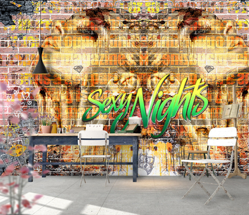 3D Wall Painted Trunk 145 Wallpaper AJ Wallpaper 