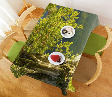 3D Lakeside Tree 778 Tablecloths Wallpaper AJ Wallpaper 