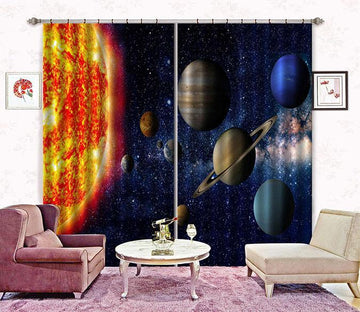 3D Space Scenery 2483 Curtains Drapes Wallpaper AJ Wallpaper 