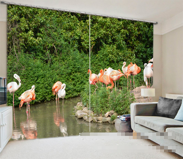 3D Resting Birds 964 Curtains Drapes Wallpaper AJ Wallpaper 