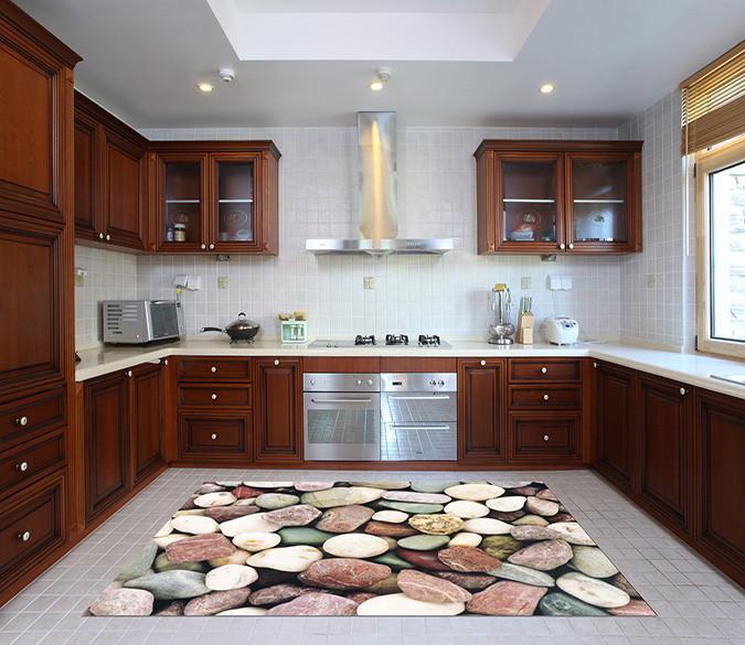 3D Ordinary Stones 035 Kitchen Mat Floor Mural Wallpaper AJ Wallpaper 