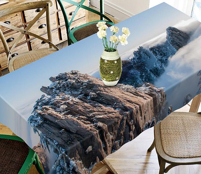 3D Snow Mountains 686 Tablecloths Wallpaper AJ Wallpaper 