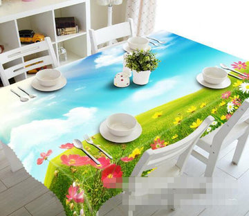 3D Grassland Flowers 1418 Tablecloths Wallpaper AJ Wallpaper 
