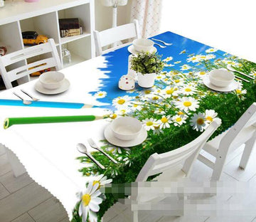 3D Flowers And Pens 890 Tablecloths Wallpaper AJ Wallpaper 