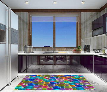 3D Colorful Fashion Pattern 146 Kitchen Mat Floor Mural Wallpaper AJ Wallpaper 